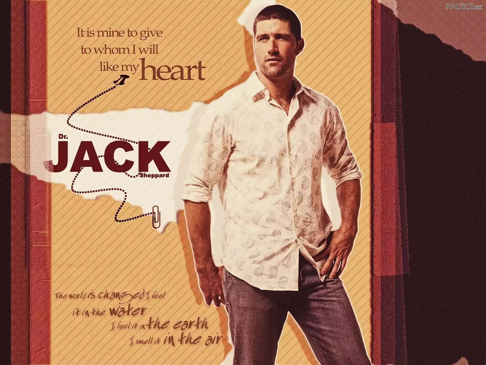 napisy, Zagubieni, Serial, Lost, Matthew Fox, stoi